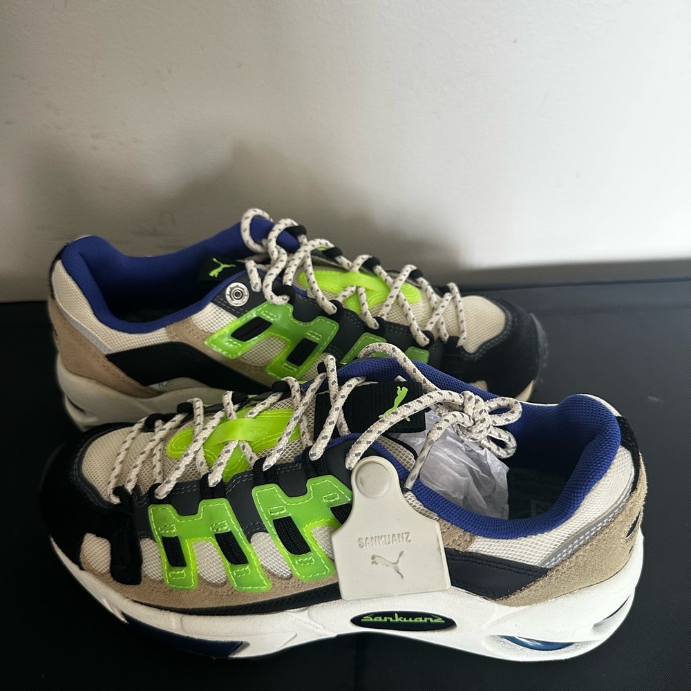 Puma Cell Endura Sankuanz [369611-01] CloudCreamGreenGecko Shoes new no box